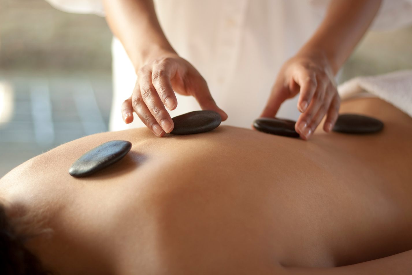 Hot stone massage